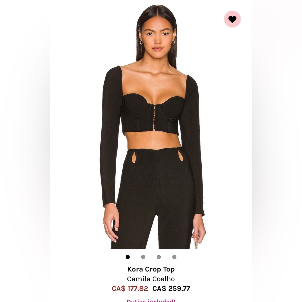 Revolve Camila Coelho Corset Top M